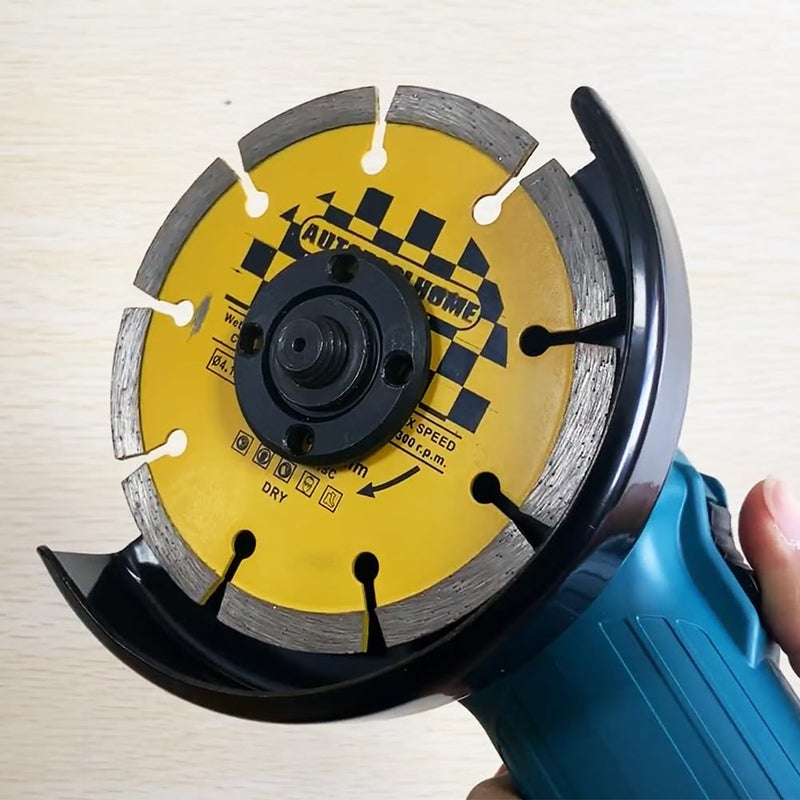 AUTOTOOLHOME 4 1/2-inch Diamond Saw Blades Angle Grinder Cutting Wheel Dry or Wet Grinding Disc Masonry Brick Concrete Ceramic Tile Cut Off Wheels - Image 4